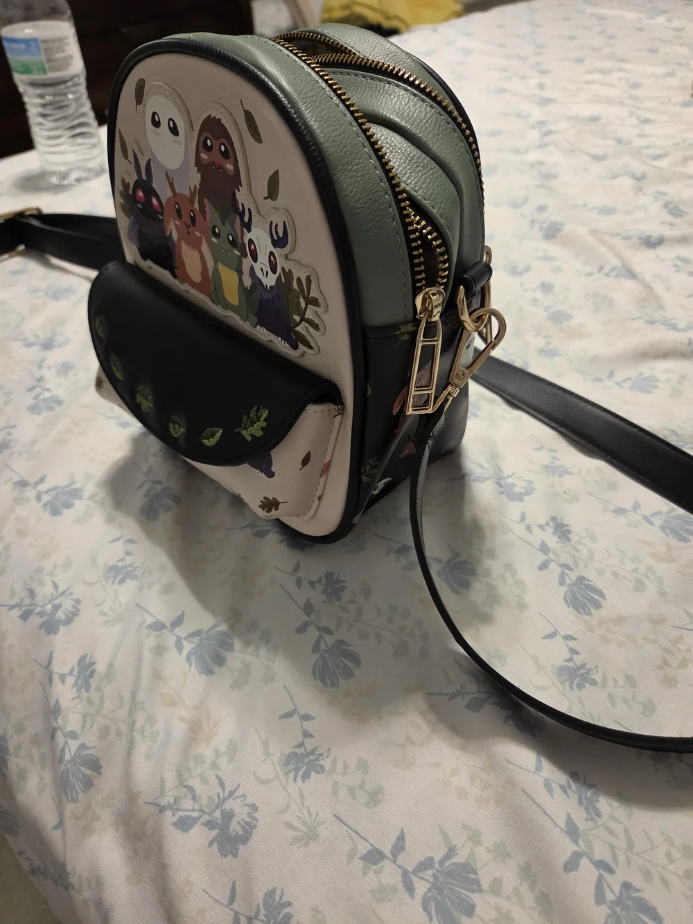 RARE!!!  Chibi Cryptids Allover Print Crossbody Bag - BoxLunch Exclusive